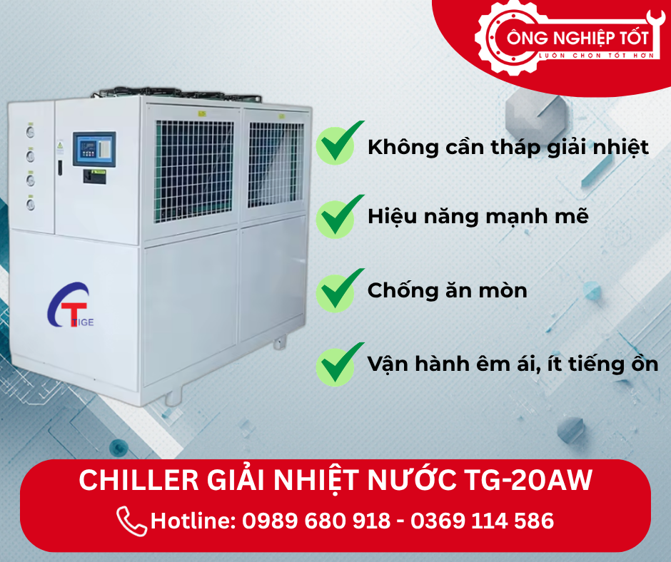 Những ưu điểm nổi bật của Chiller TG-20AW